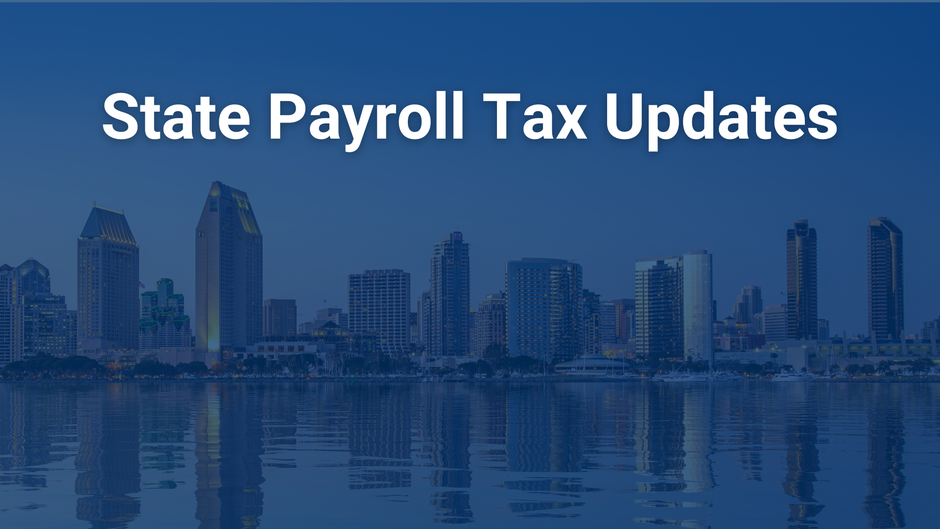 dark blue cityscape background